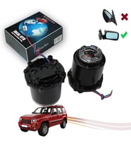 Jeep Cherokee KJ 2001-2008 İçin Sol & Sağ Katlanır Ayna Motoru DC8222 D/V12 E5V23