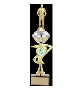 ODAK KUPA - Figürlü Kupalar - Judo / Karate Figürlü Kupalar FG-065 C - 45 cm