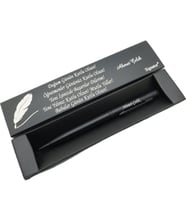 Signator® C529 Slim Mat Siyah Tükenmez Kalem  İsme Özel Kalem  Hediyelik Kalem (Karışık)