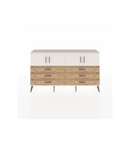 Arges Konsol 2 Raflı 6 Çekmeceli 4 Kapaklı 176x30x99 Aytaşı-Aytaşı/Çam