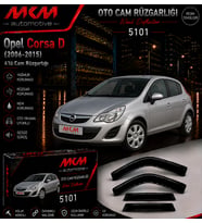 Opel Corsa D (2006-2015) 4'lü Mugen Cam Rüzgarlığı