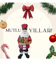 Polyester Büyük Aşçı Noel Baba