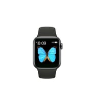 Watch 6 Series W8 Türkçe Menü Çağrı Karşılama Özellikli Akıllı Saat Yeni Nesil Şık Tasarımlı Kullanışlı Tüm Akıllı Telefonlarla Uyumlu Smart Watch (Siyah)