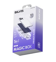 İphone 17 Air Bilvis 5in1 5d Magic Hayalet Cam Ekran Koruyucu - Siyah
