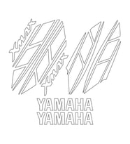 Yamaha Xmax Uyumlu Sticker Set 001