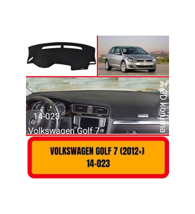 Volkswagen Golf 7 2012 Ön Örtüsü Göğüs Panel Torpido Koruma Koruyucu Kılıfı Halısı Yedek Parça