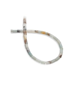 Amazonit Doğal Taş Silindir Kesim 5x8mm Dizi