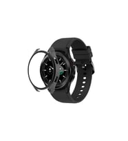Watch 5 Pro 45mm Wall Camlı Kasa Ekran Koruyucu - Siyah