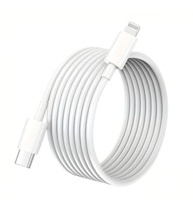 ScHitec 6A 100W Type-C to Lightning Hızlı Data ve Şarj Kablosu 1 Metre Beyaz SX11