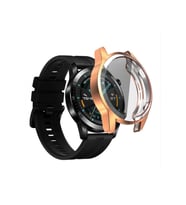 Huawei GT2 46mm Uyumlu Zore Watch Gard 02 Ekran Koruyucu (Rose Gold Altın)