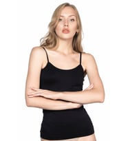 SİYAH MI Emay 5001 Soft İp Askılı Uzun Atlet