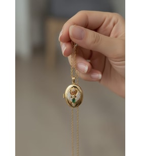 Küllerinden Doğan Aşk - Anka Kuşu Temalı Alya Kolye (Gold)