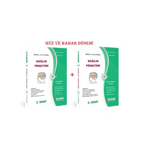 Egem Eğitim Yayınları Aöf Güncel Sağlık Yönetimi 3.sınıf 5 Ve 6.dönem Konu Anlatımlı Soru Bankası "güz-bahar" (Çok Renkli)