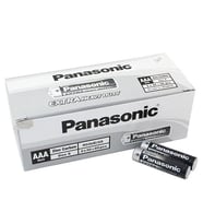 Panasonic R03UE/2S Manganez AAA İnce Kalem Pil (60'lı Paket) (Siyah)