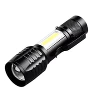 Wison Ws-5454 Taktik El Feneri Usb Şarj Edilebilir Kamp Feneri Cob Zumlanabilir Mini Taşınabilir El Feneri