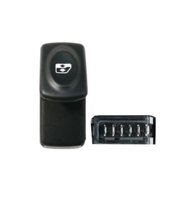 RENAULT KANGOO 6PİN CAM ACMA KAPAMA ANAHTARI SIYAH