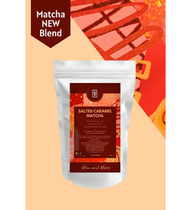 Salted Caramel Matcha - Tuzlu Karamel Aromalı Matcha, 50 gr