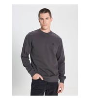 Wrangler Erkek Bisiklet Yaka Antrasit Siyah Logo Sweatshirt -  (Gri)