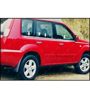 Nissan X-Trail Krom Cam Çıtası 6 prç. 2000-2007 P.Çelik