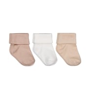 Civil Baby Ekru-Kahve Asetat 0-24 Ay Çorap Setleri - Standart