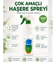 Çok Amaçlı Haşere Spreyi 500 Ml Tetikli Şişe Karınca Karasinek Sivrisinek Hamam Böceği Pire İçin