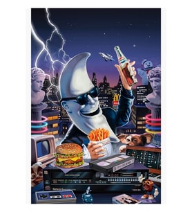 Mac Tonight Tablo Ahşap Poster Dekoratif