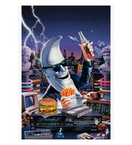 Mac Tonight Tablo Ahşap Poster Dekoratif