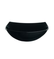 QUADRATO TEMPERLİ SÜYAH KARE ÇOK AMAÇLI KASE 16.5CM (Siyah)