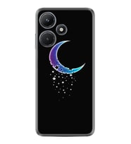 Infınix Hot 30i Kılıf Resimli Desenli Silikon Platinium Series Moon Star 1851
