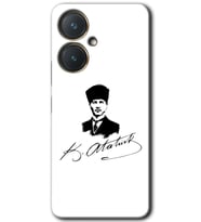 Vivo Y27 Kılıf HD Desen Baskılı Kılıf - Kemal Atatürk İmza