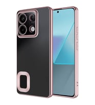 Xiaomi Redmi Note 13 Pro 5G Uyumlu Kılıf Kamera Korumalı Logo Gösteren Zore Omega Kapak