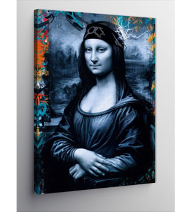 Kanvas Tablo Mona Lisa Fan Art