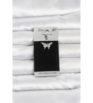316L Cerrahi Çelik Kelebek Model Göbek Piercing TJ-PR1403
