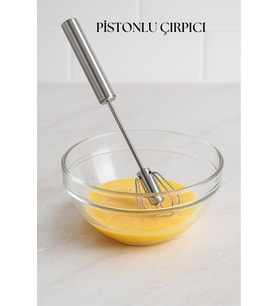 Pistonlu Metal Çırpıcı 30 Cm
