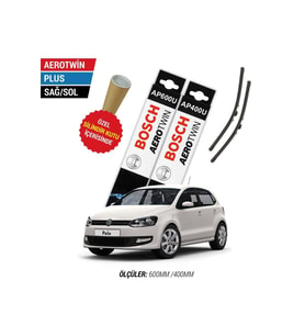 VW Polo Silecek Takımı (2009-2017 6R1-6C1) Bosch Aerotwin Plus