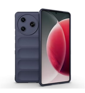 Coverzone Tecno Camon 30 Pro ile Uyumlu K?l?f TPU Oyuklu Arka Y�zey Z-Etnik Esnek Silikon Kapak Tecno Camon 30 Pro i�in O-tto Prime Silikon K?l?f Lacivert
