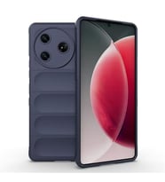 Coverzone Tecno Camon 30 Pro ile Uyumlu K?l?f TPU Oyuklu Arka Y�zey Z-Etnik Esnek Silikon Kapak Tecno Camon 30 Pro i�in O-tto Prime Silikon K?l?f Lacivert