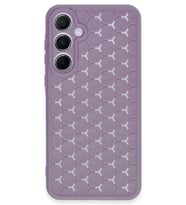 Durukar® Samsung Galaxy A25 5G Kılıf Petek Silikon Kapak - Lila