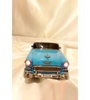 Klasik Araba Radyo Usb Bluetooth Hafıza Kartı (MAVI-BEYAZ)