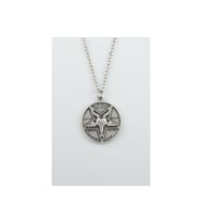 Lucifer Morning Star Erkek Kadın Kolye Antik Gümüş Kaplama - 60 Cm Düz Zincir