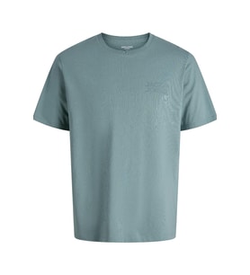 Jack & Jones Erkek Corp Logo Baskılı Bisiklet Yaka Kısa Kollu Tişört