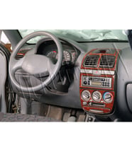 Meriç® Hyundai Accent Ön Torpido Kaplama Maun 14 Parça 2001-2005 (Maun)