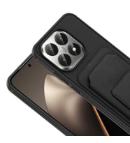 Xiaomi 15T Kılıf Deri Dokulu ve Kartlıklı BiKart TPU Premium Kapak (Siyah)