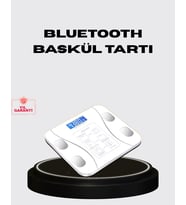 Akıllı Dijital Baskül – Bluetooth Bağlantılı, 8 Ölçüm Verili, Akıllı Vücut Analiz Tartısı