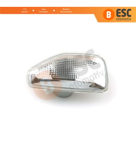 Dacia Sandero Logan İçin Beyaz Sağ Yan Çamurluk Sinyali 261601801R