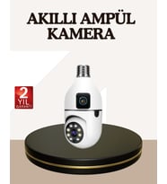 İki Yönlü Sesli WiFi Kamera – Ampul Tipi Ev ve Ofis Güvenlik Kamerası