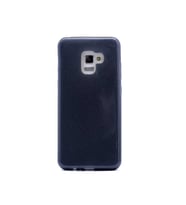 Samsung Galaxy A8 2018 Uyumlu Kılıf Zore Shining Silikon (Siyah)