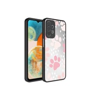 Samsung Galaxy A23 Uyumlu Kılıf Aynalı Desenli Kamera Korumalı Parlak Zore Mirror Kapak