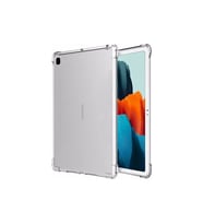 Samsung Galaxy P610 Tab S6 Lite 10.4 Kılıf Anti Shock Tablet Silikon - Şeffaf