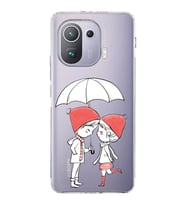 Xiaomi  Mi 11 Pro  Kamera Korumalı Kapak Aşk Tasarımlı Şeffaf  Kılıf